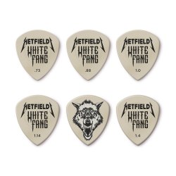 Dunlop PVPPH122 Hetfiels�s White Fang Custom Flow Pick Variety Pack - 6 stk.